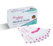 Disposable Sterile Antiseptic Cleaning Alcohol Swab, Pack of 500 Swabs