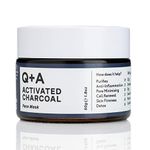 Q+A Activated Charcoal Mask. A detoxifying Charcoal cosmetic mask to cleanse and purify skin. 50g/1.8oz