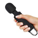 ZoomstoreA Battery Powered Personal Body Massager for Women, Men, Rechargeable Wireless Vibration Machine, 20 Vibration Modes, 8 Speeds and Water Resistant, Flexible Head for Targeted Compression (Multi Color)