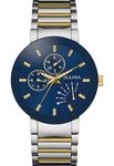 Bulova Men's Multi-Function Modern Stainless Steel Watch, Two-Tone Gold (Model: 98C123)