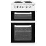 Beko KD531AW 500mm Twin Cavity Electric Cooker Sealed Hob White