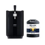 PerfectDraft Black beer bundle with Corona 6L keg, Philips home dispenser.