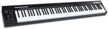 M-AUDIO Keystation 88 MK3 88 Key Semi Weighted MIDI Keyboard Controller for Complete Command of Virtual Synthesizers and DAW parameters