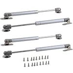 100N/22.5lb Cabinet Door Gas Strut, Force Cabinet Door Lift Support Soft Close Cupboard Gas Springs for Cabinet Hardware Hinges Close Safety Lid Stay by Wadoy (4 Packs)