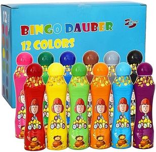 Yuanhe Bingo Daubers Dot Markers - 3 oz Paint Dotter Bingo Dabbers/Dobbers, Set of 12