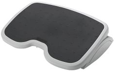 Kensington Adjustable Ergonomic Foot Rest - SoleMate under desk foot rest for improved posture, siatica and orthopedic relief - Grey/Black (56145)