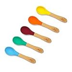 Avanchy Baby Spoons 5 Bamboo and Si
