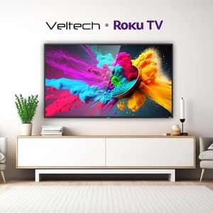 VELTECH 40" Smart LED TV – Roku OS, HD, Freeview, Dolby Audio, HDMI