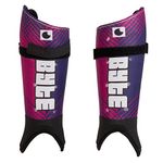 BYTE ZT SUBLIMATED HOCKEY SHINGUARDS PURPLE NAVY (MEDIUM)