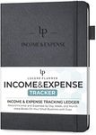 Legend Income & Expense Tracker – Bookkeeping Record Book– Accounting Ledger – Small Business Supplies Account Notebook, 7x10″ (Silver Black)