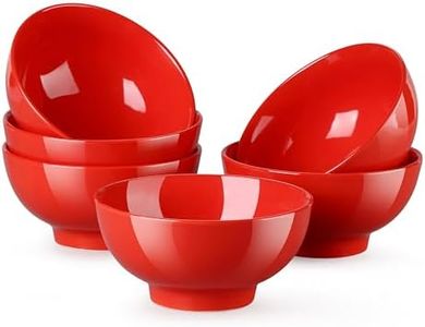 LOVECASA, Série SWEET, Bols à Céréales en Porccelaine, 6 Pièces, 660 ml, 15 cm, Assiette Couleur Pure