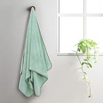 SPREAD SPAIN Microfiber Towels for Bath | Coral Large Bath Towel | Extra Soft Plush & High Absorbent |360 GSM | Bath Towel for Men and Women |70x146 cm (Olive)