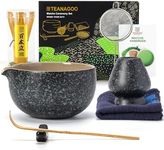 TEANAGOO Matcha Whisk Set Black,7 P