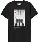 Life Magazine Men's Melifemts004 T-Shirt, Black, S