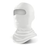 YESLIFE Off-White Ski Mask, Balaclava Face Mask for Men and Women - Skiing, Snowboarding, Motorcycle, UV Protection & Wind Protection