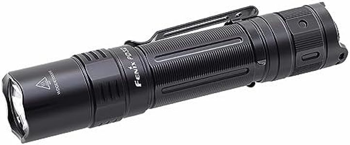 Fenix PD32 V2.0 1200 Lumen Pocket-Size Tactical Flashlight with 395m Beam with 50000hrs Lifespan –IP68 Waterproof Led Torch with 3 Brightness Level Powered by Non Rechargeable Batteries (Not Included)