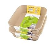 Kitty Sift (6-Pack) Disposable Cat Litter Box, Sustainable, Clean - Jumbo, 6-Pack