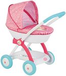 Smoby 7/254102 DP LANDAU Disney Princess Pram, Pink, White, Blue, 57 x 38 x 58 centimètres