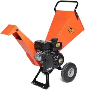 EFCUT Wood Chipper Shredder Mulcher 7HP Gas Powered Heavy Duty Compact Design 3" Inch Max Capacity (R0)