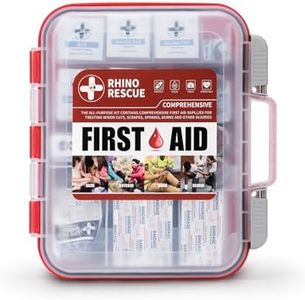 RHINO RESCUE 350 Pieces OSHA All-Purpose First Aid Kit, Home & Office Professional Medical Supplies, Ideal for Emergency, School, Business FSA HSA Eligible