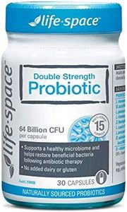 Life-Space Double Strength Probiotic Capsules - 64 Billion CFU - 15 Strains, 30 count