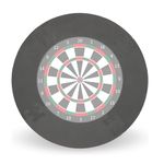 Holdfiturn Dartboard Protective Ring - PU Dart Target Surround for Standard Size Dartboards - Wall and Object Dart Damage Prevention for All Standard Size Dartboards