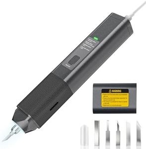 Zeynor 40kHz Corded Ultrasonic Cutter Knife, 30W Precision Sonic Hobby Knife & 3D Print Support Removal Tool for Resin, Plastic, Gunpla Models, Crafting Kit with 50 High-Carbon Replacement Blades