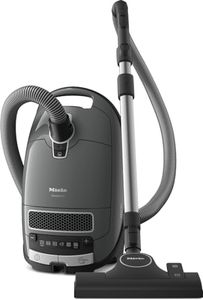 Miele Complete C3 Family All-Rounder Cylinder Vacuum Cleaner with AirClean Filter, 890W Suction Power, Includes Universal Floorhead and Standard Accessories, Graphite Grey