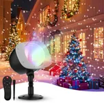 Christmas Snowfall Projector Lights, Holiday Projector Lights Waterproof Snow Flurries Landscape Spotlight with Remote for Xmas Party Wedding Decor