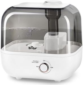 Bear 5L Top Fill Humidifier for Bedroom, 35-Hour Run Time, with Aromatherapy Tray, Ultra Quiet, 360° Expandable Steam Nozzle,Automatic Shut Off, White