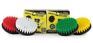 Drill Brush - Cleaning Supplies - Power Scrubber Brush Variety Sampler Kit - Grout Cleaner - Spin Brush - Tile Cleaner - Boat Brush - Bathtub Cleaner - Window Cleaner - Mineral Deposits, Soap Scum