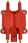 A-Team Performance - 40K Volts High Output Ignition Coil - Compatible with Mini Cooper, Dodge, Chrysler, Jeep, And Plymouth L4 Coil Pack Red