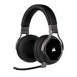 Corsair Virtuoso RGB Wireless High-Fidelity Gaming Headset, Carbon(Na Version), Black