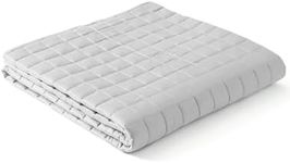 YnM King Size Cooling Weighted Blanket for Adults (88x104 Inches, 30 Pounds, Light Grey), Perfect for Hot Sleepers with Cooling Rayon/Glass Beads, Heavy Bed Blanket for Couple on Queen or King Bed
