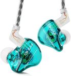 KBEAR Storm in Ear Headphones Wired Earbuds for Musicians Singers on Stage Studio Church,Crisp Clarity Sound Nice Round Bass IEM Earphones Monitor Hi Res Detachable OFC Silver-Plated Cable