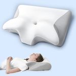 HOMCA Memory Foam Pillow, 2 in 1 Ce