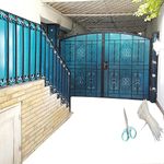 MESH MASTERS UV Resistant 3 X 10 Feet PVC Gate Sheet_Grill Sheet_Gate Covering Sheet_Balcony Saftey Sheet_Privacy Sheet_Blue Color_with 1 Scissor_50 Tags MMSGT2