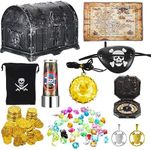 73 Pieces Pirate Treasure Chest Toy