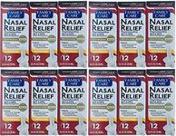 (12 pack) Nasal Relief Spray, 12 hour Pump Mist (Oxymetazoline HCL) 0.5 fl oz