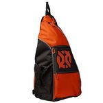 ONIX Pickleball Pro Team Long-Lasting Durability Easy to Carry with Zippered Pockets Sports Sling Bag — Orange/Black