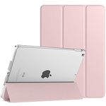 TiMOVO for iPad 10.2 Case iPad 9th Generation 2021/ iPad 8th Generation 2020/ iPad 7th Generation 2019 Case,Slim Translucent Hard PC Protective Smart Cover with Stand for iPad 10.2 Inch - Light Pink