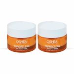 Oshea Herbals Papayaclean Anti Blemish Face Cream For All Skin Types | Hydrates, Removes Dark Spots & Blemishes | with Papaya Extract & Vitamin E - 50 g(Pack of 2)