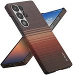 pitaka for S25 Ultra Case 6.8 Inch, Compatible with MagSafe, Slim & Light Samsung Galaxy S25 Ultra Case, 1500D Aramid Fiber Made [Tactile Woven Case - Sunset]