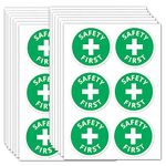 Stickers to Hard Hats Construction, Safety First Stickers for Construction Hard Hat,2 Inch Helmet Vinyl Decal,120 Pcs Per Pack