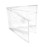 Vision Media 50 X Double CD Jewel Case Clear - 10.4mm Spine