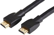 Amazon Basics High-Speed HDMI Cable (10.2Gbps, 4K/30Hz) - 15 Feet, Pack of 10, Black