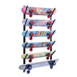 Lhysn Skateboard Wall Mount, Skateboard Storage, Skate Board Wall Display Hanger Rack, Snowboard Wall Mount Ski Holder, Six Floors Deck Wall Longboard Rack Storage