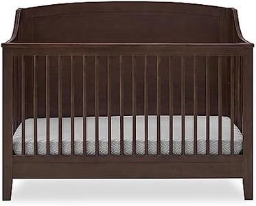 Delta Children Campbell 6-in-1 Convertible Crib - Greenguard Gold Certified, Walnut Espresso