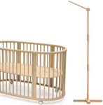 Lanttoe Crib Mobile Arm Wooden Floo