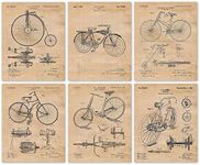 Vintage Bicycle Patent Prints, 6 (8